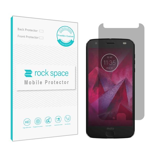 محافظ صفحه (گلس) نانو هیدروژل پرایوسی و ضد ضربه گوشی موتورولا Moto Z2 Force برند راک اسپیس